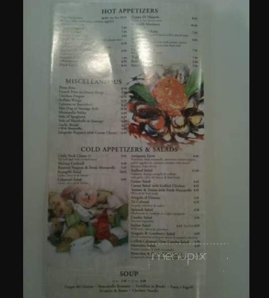 Menu page 1