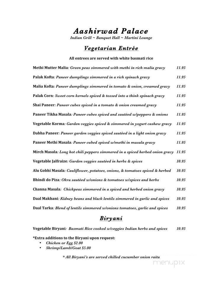 Menu page 1