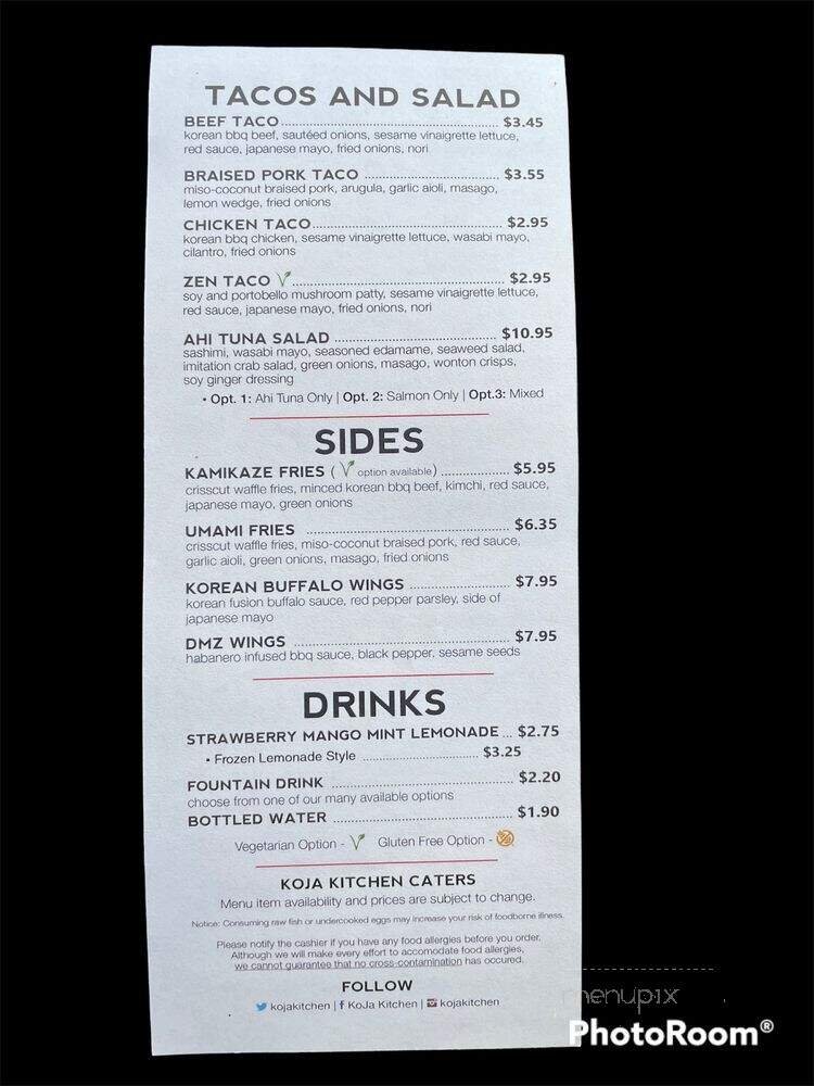 Menu page 2