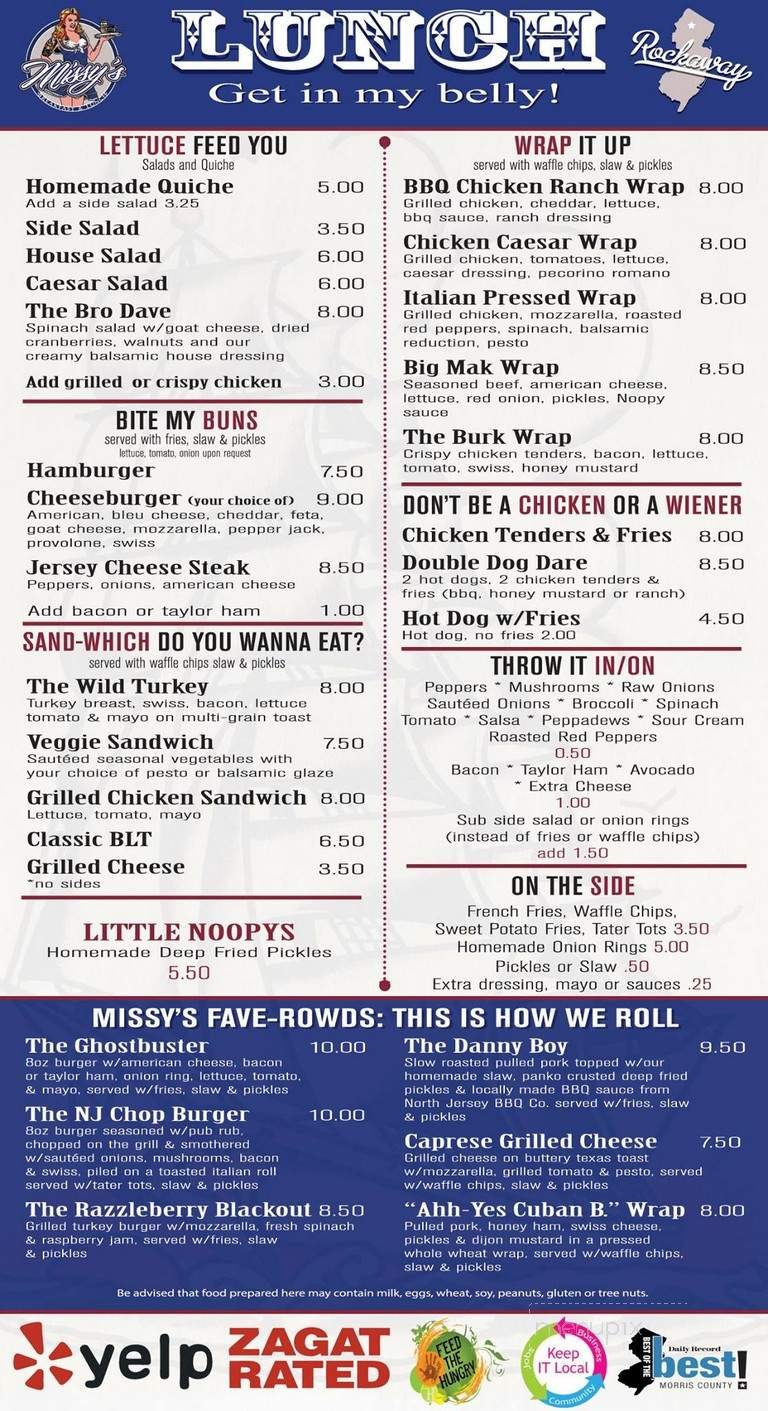 Menu page 2