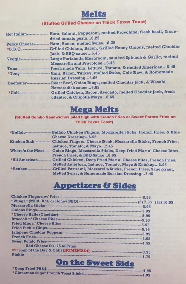 Menu page 1
