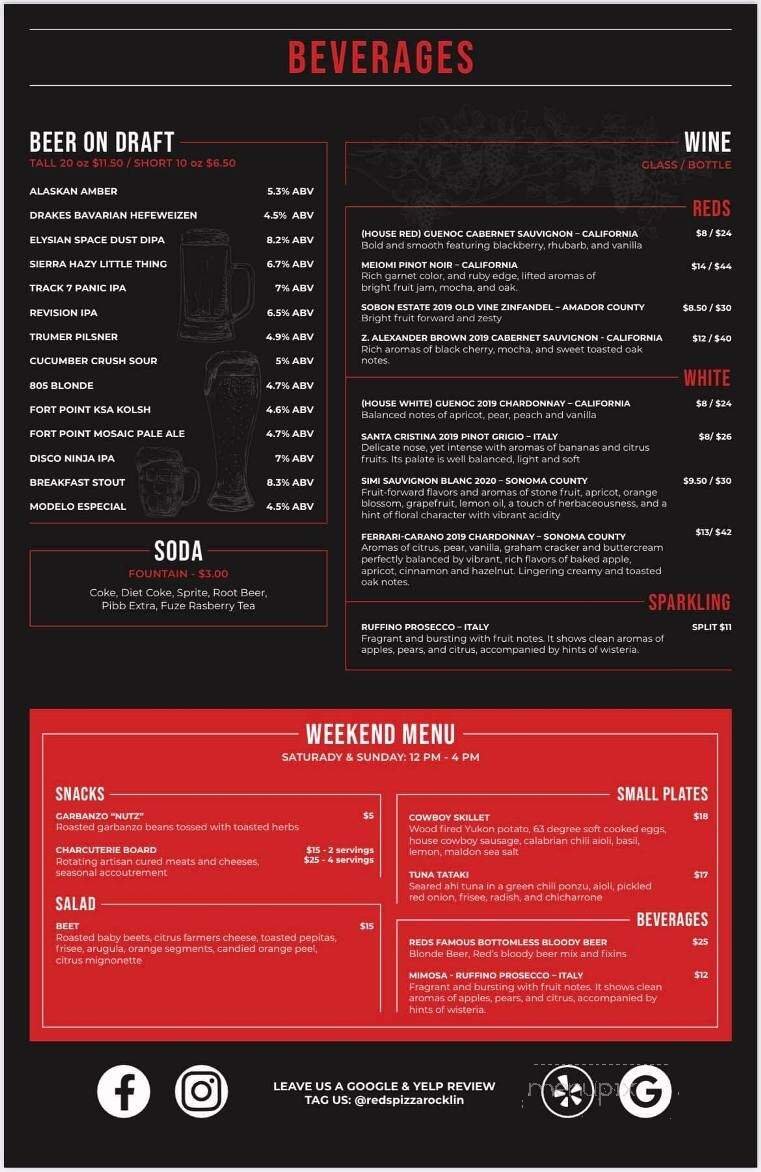 Menu page 2