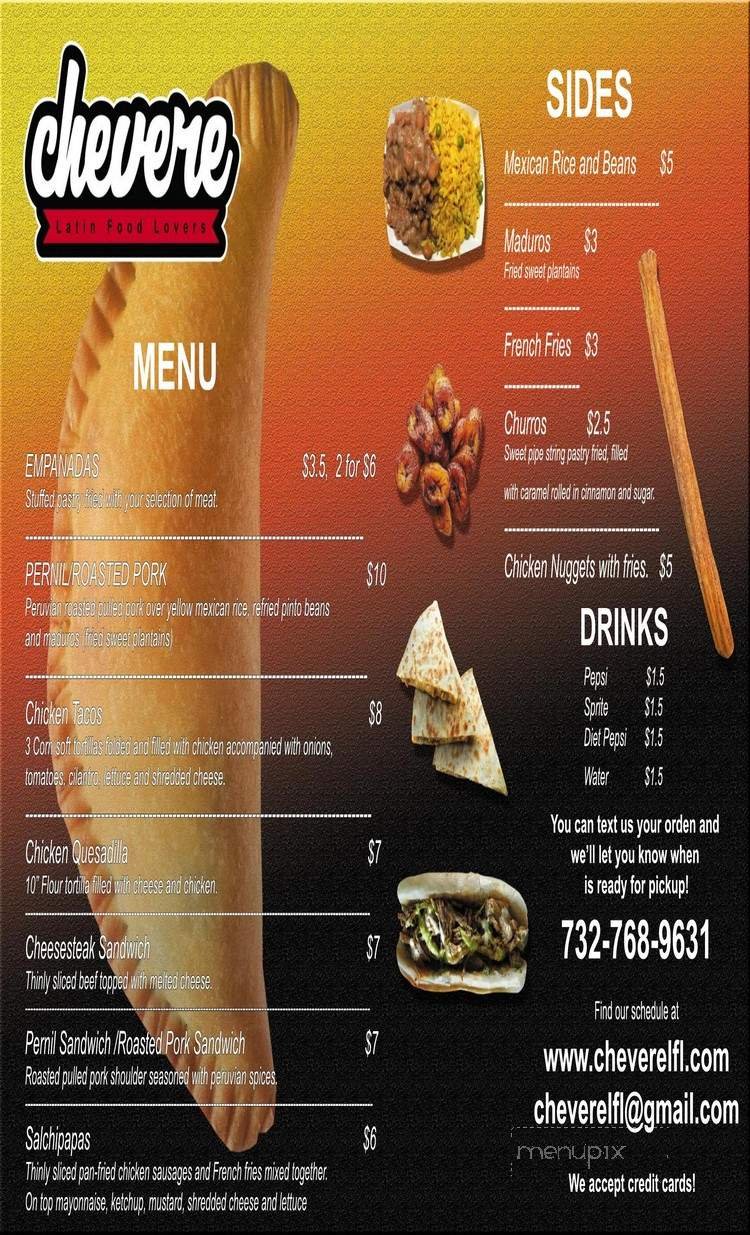 Menu page 1
