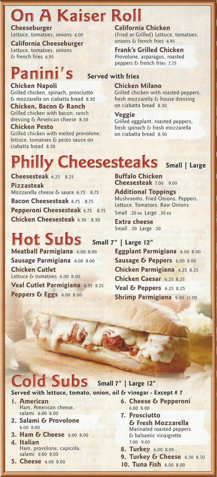 Menu page 2