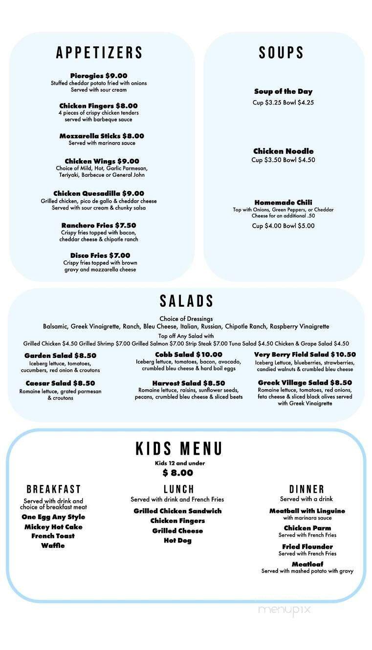 Menu page 2