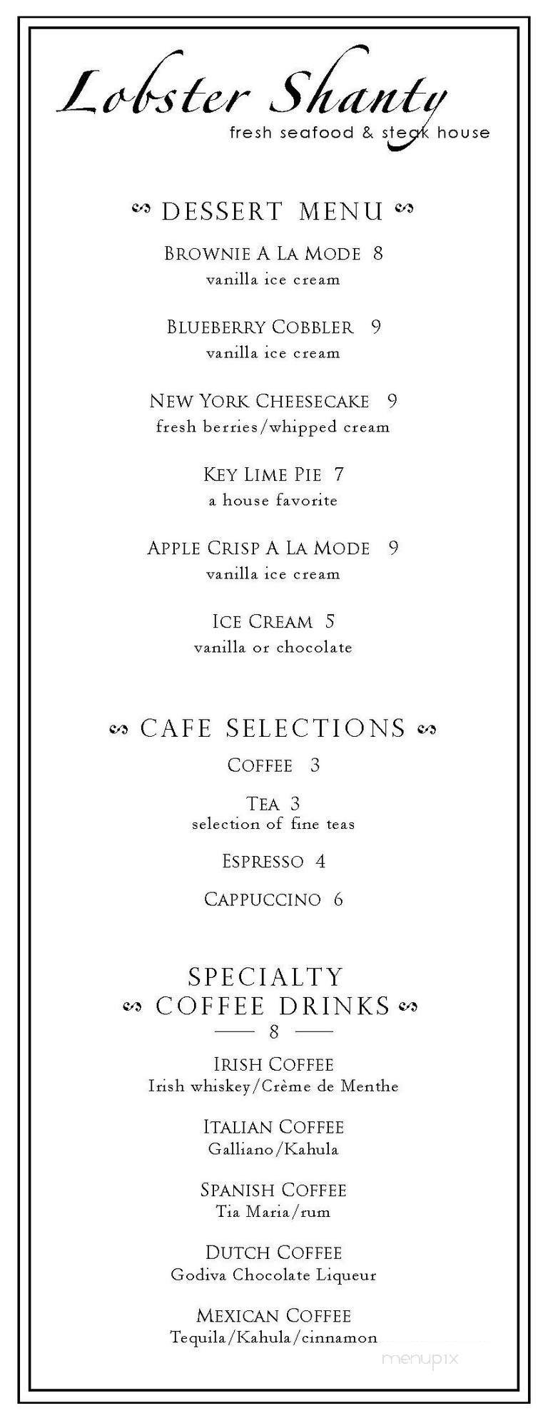 Menu page 2