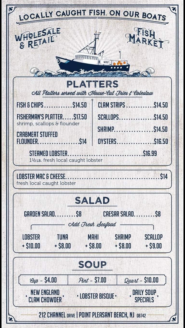 Menu page 1
