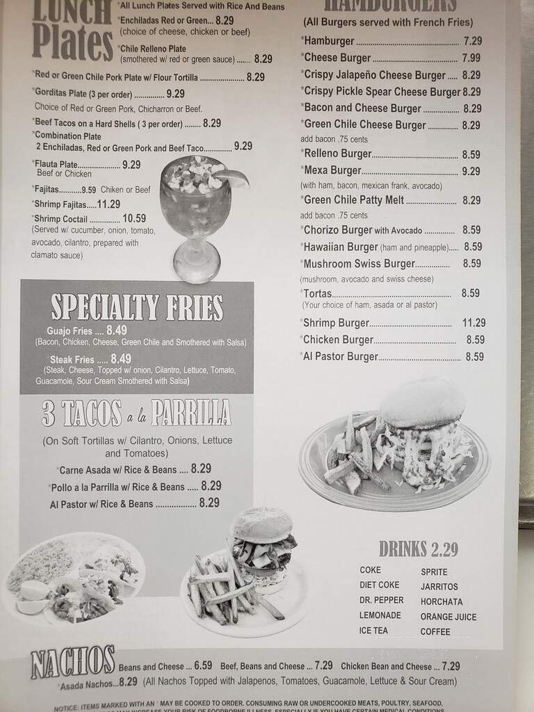 Menu page 2