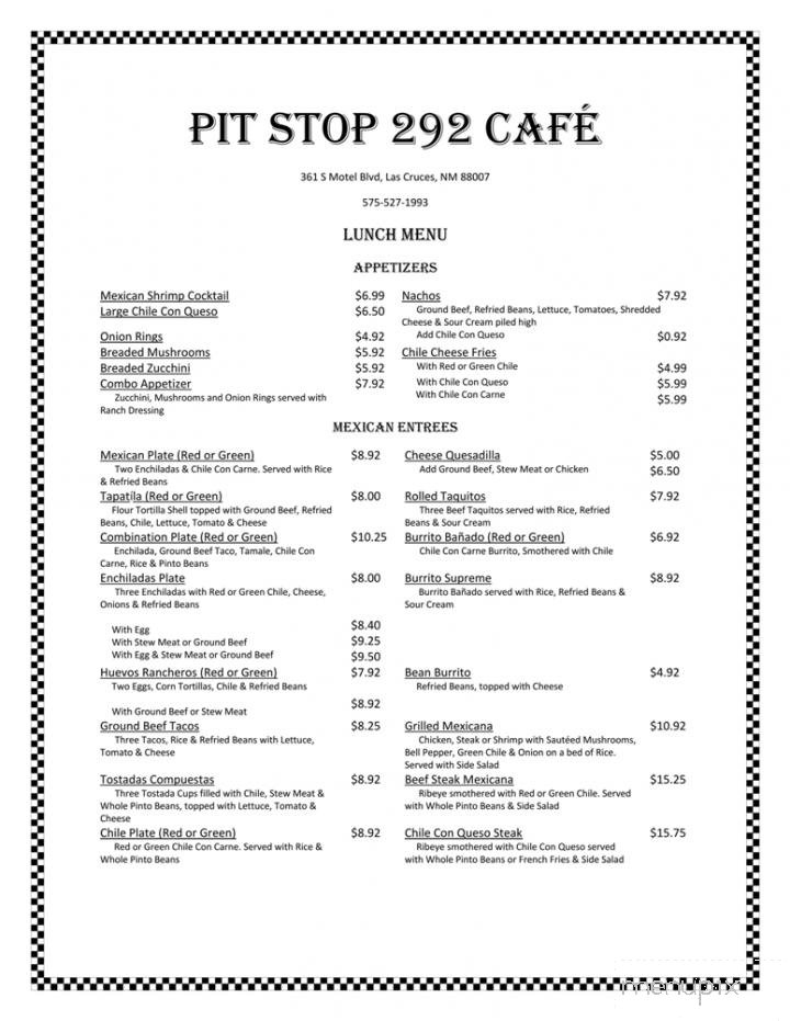 Menu page 2