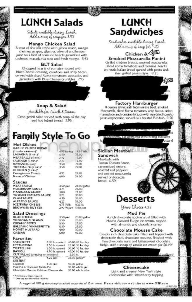 Menu page 2
