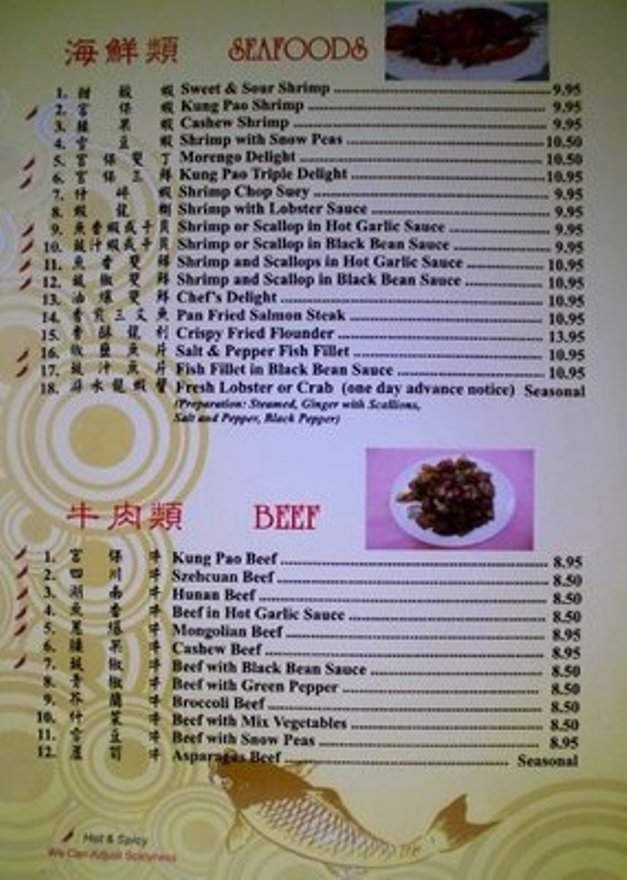 Menu page 7
