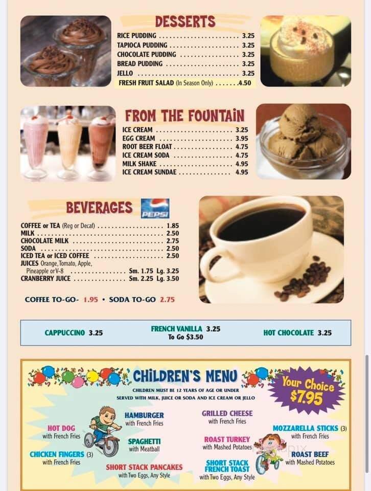 Menu page 1