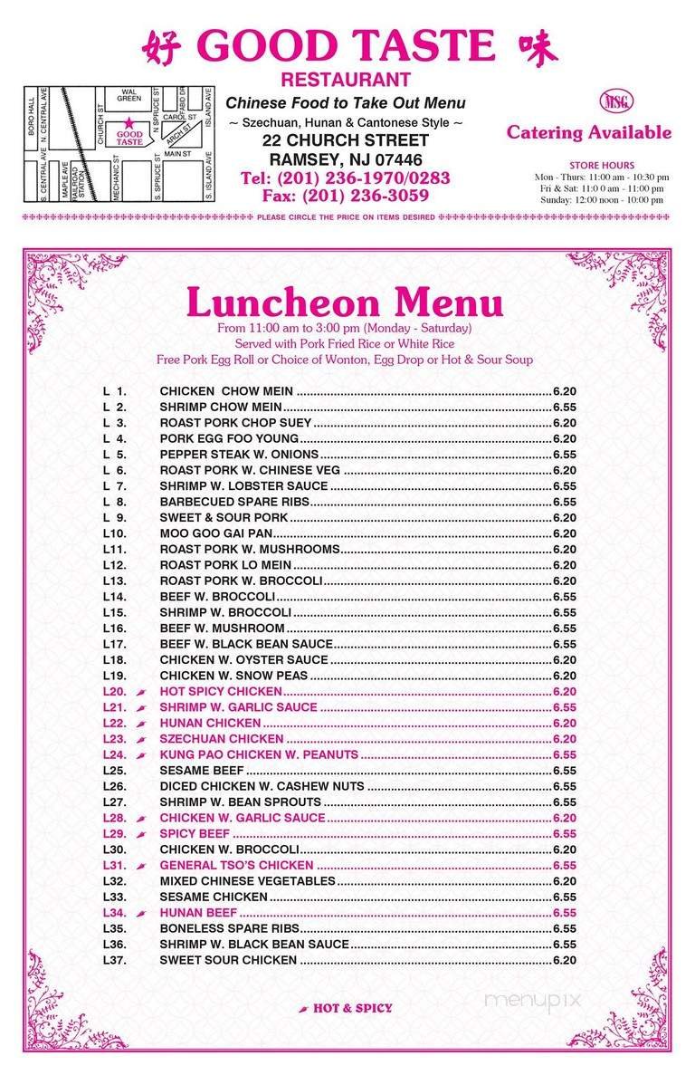 Menu page 2