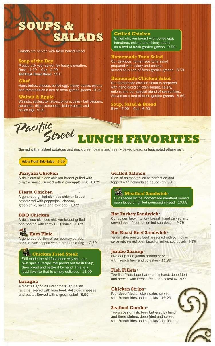 Menu page 2
