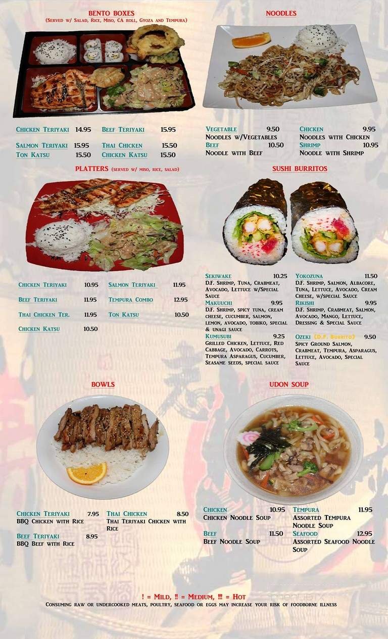 Menu page 2