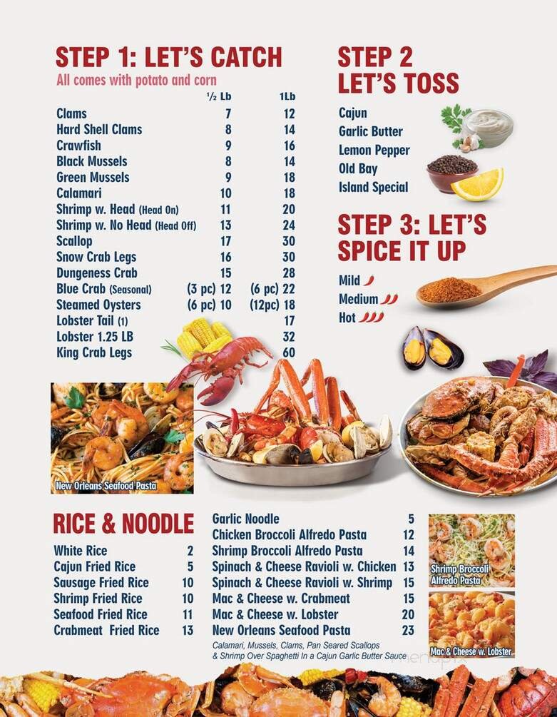 Menu page 1