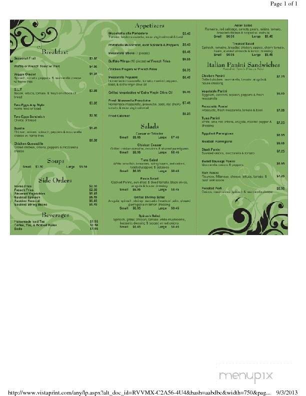 Menu page 2
