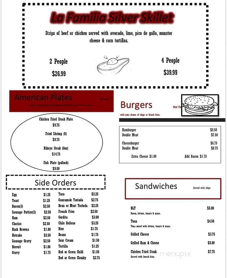 Menu page 1