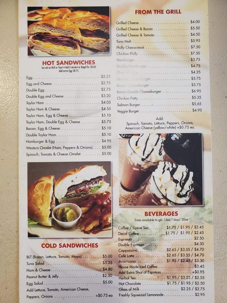Menu page 2