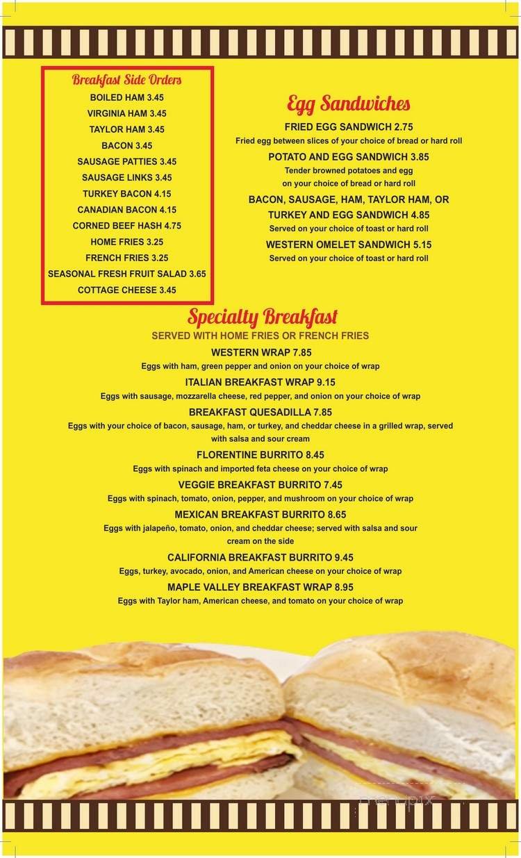 Menu page 2