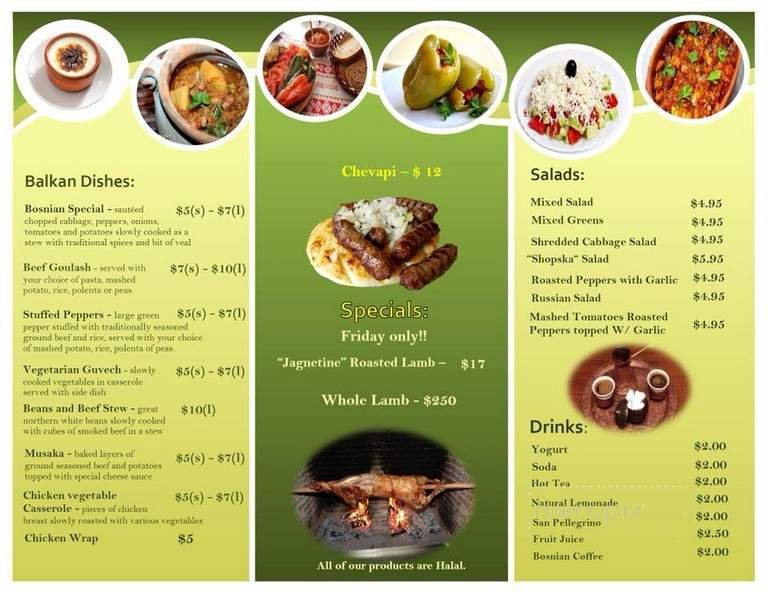 Menu page 2