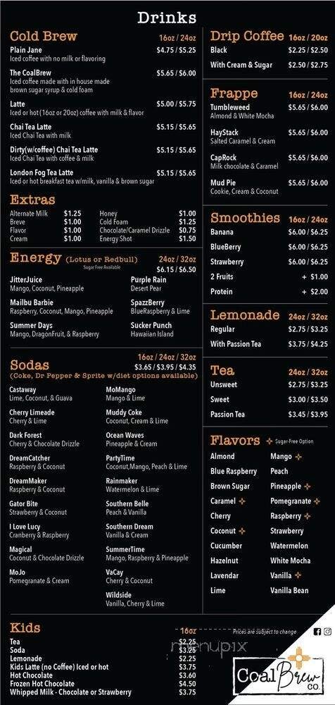 Menu page 2