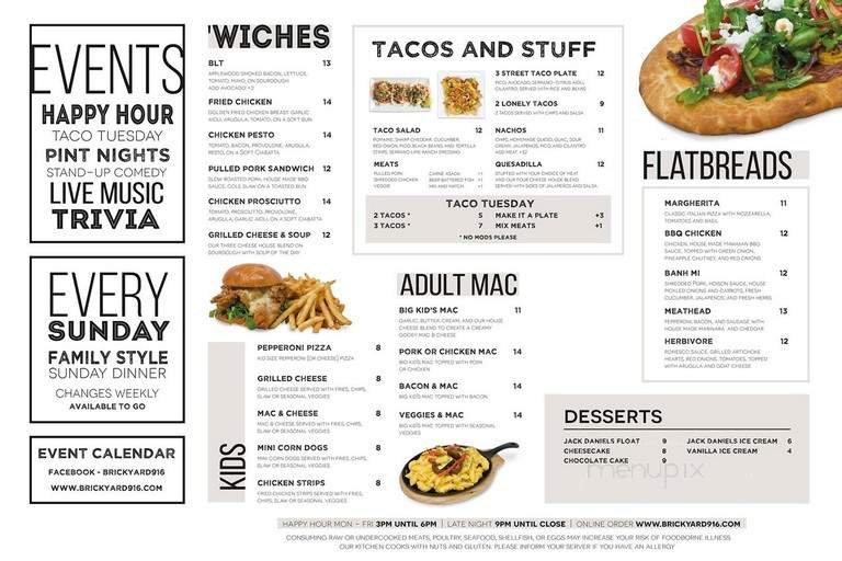 Menu page 2