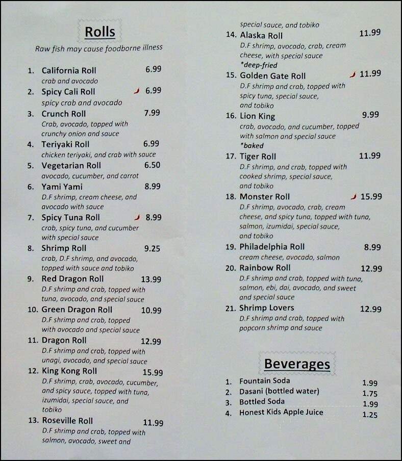 Menu page 4