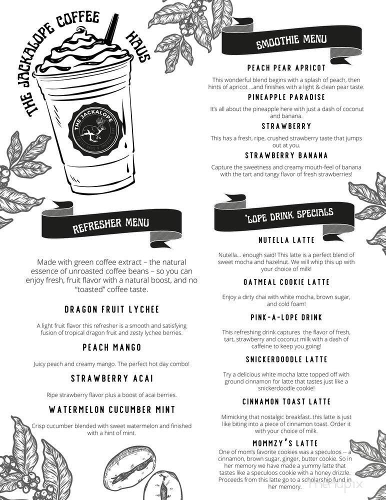 Menu page 1