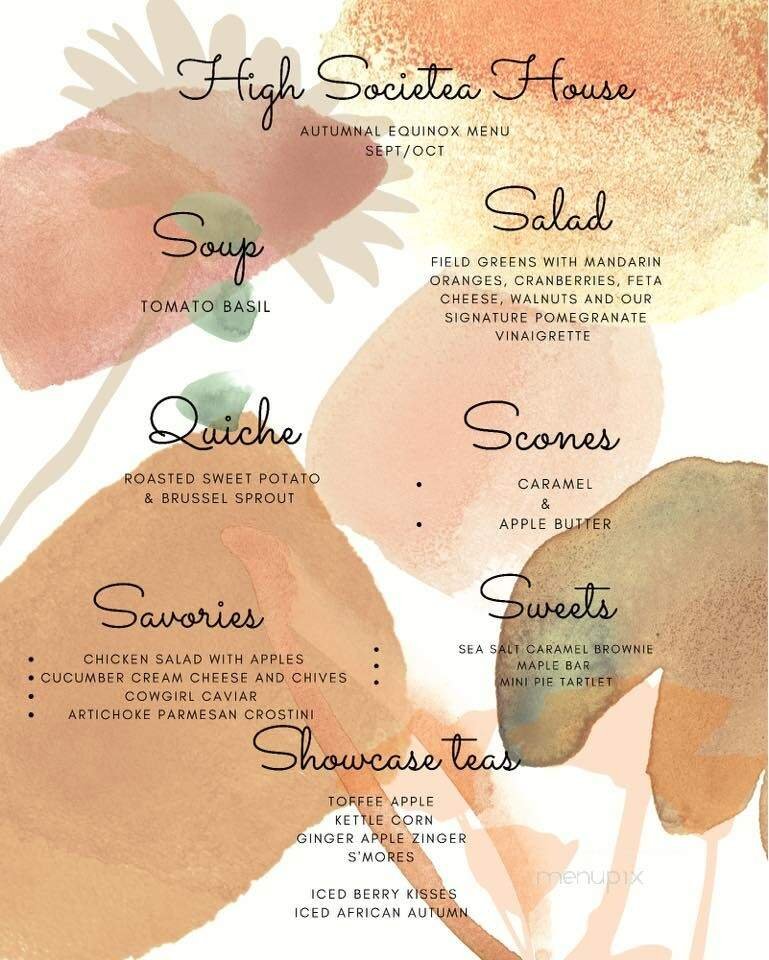Menu page 1