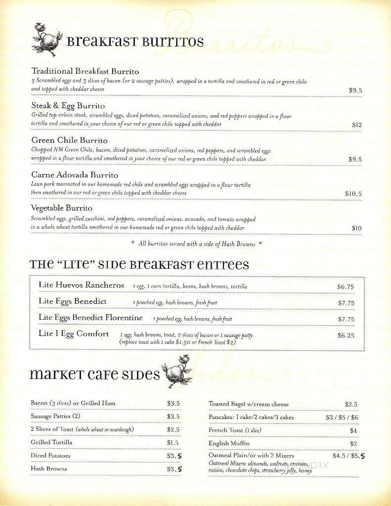 Menu page 1