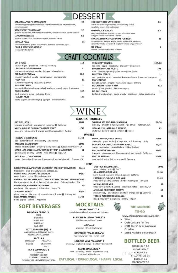 Menu page 2