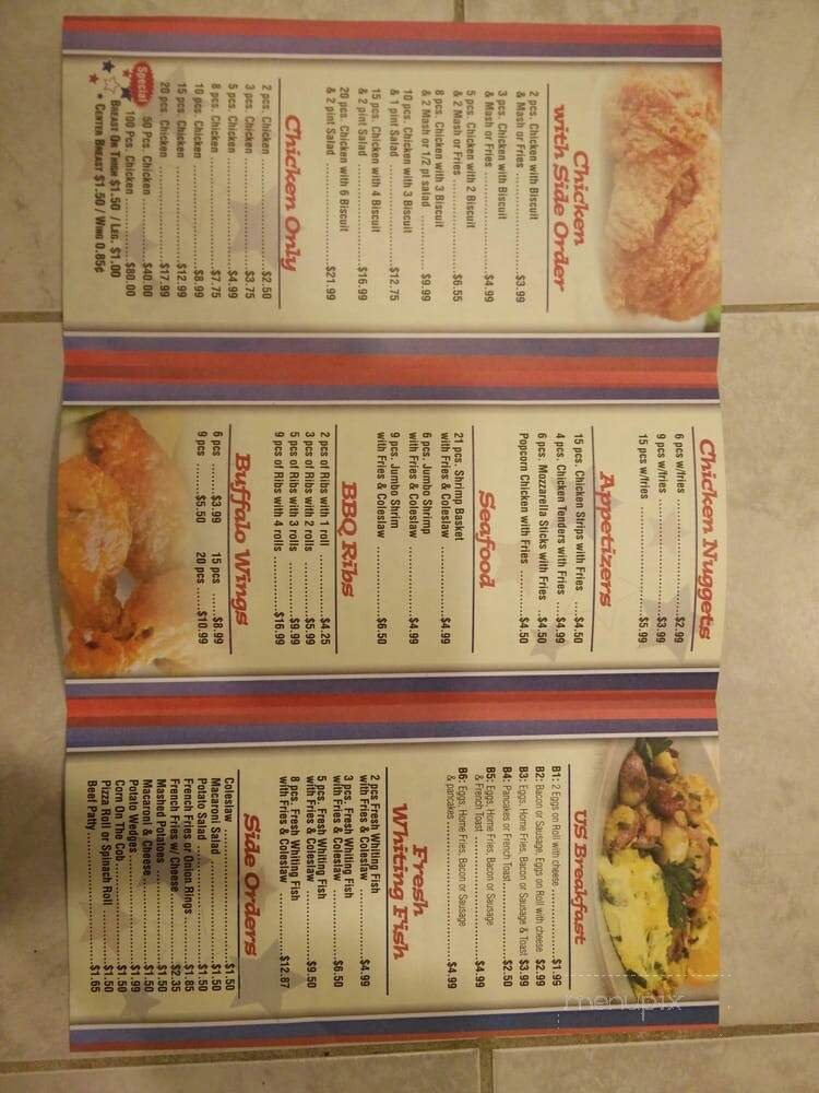 Menu page 1