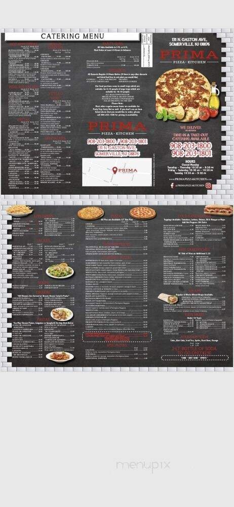 Menu page 1