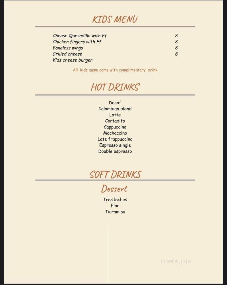 Menu page 2