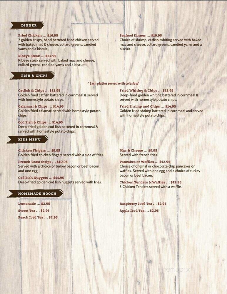Menu page 1