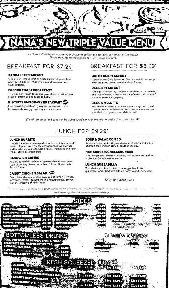 Menu page 2
