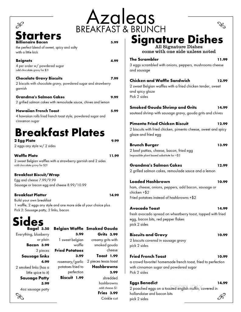 Menu page 1