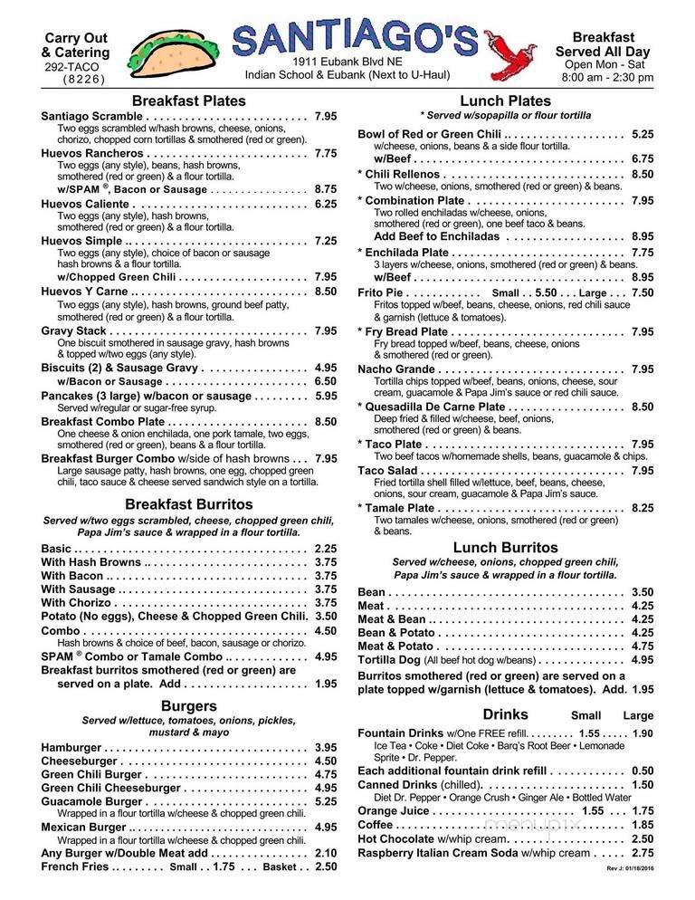 Menu page 2