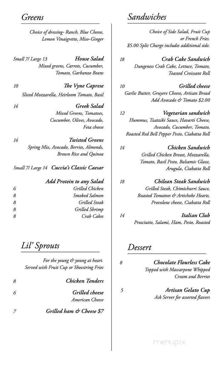 Menu page 2