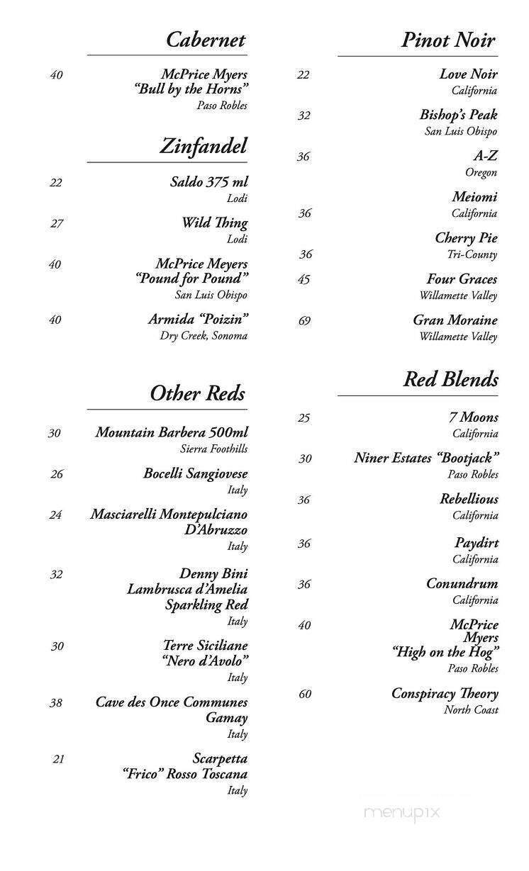 Menu page 5