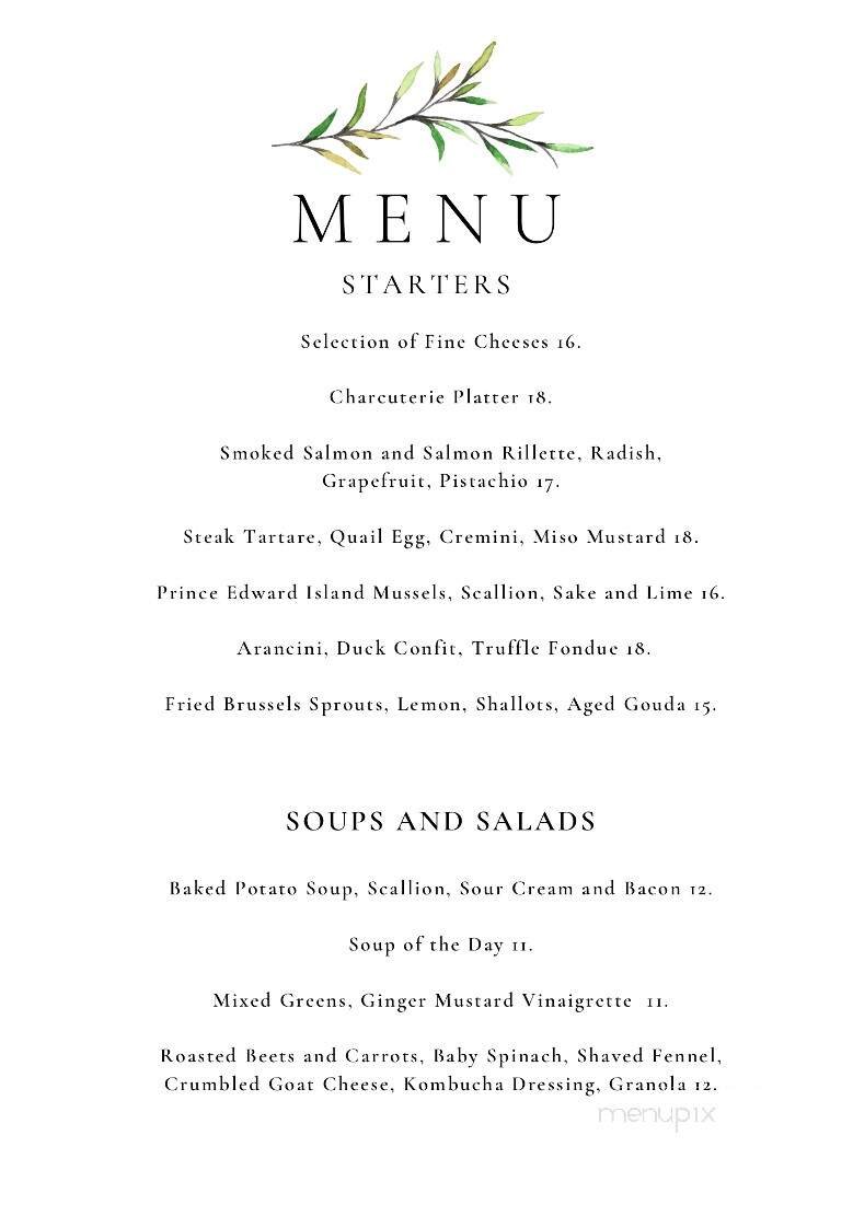 Menu page 1
