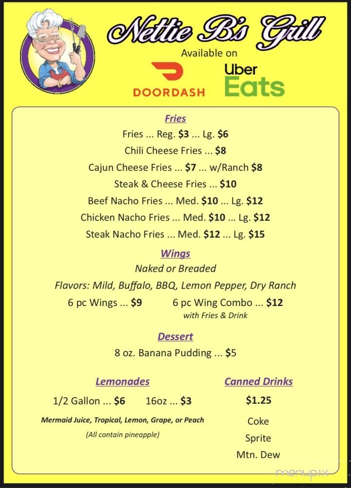 Menu page 2