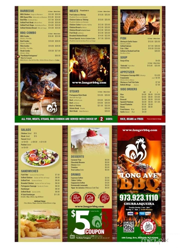 Menu page 1