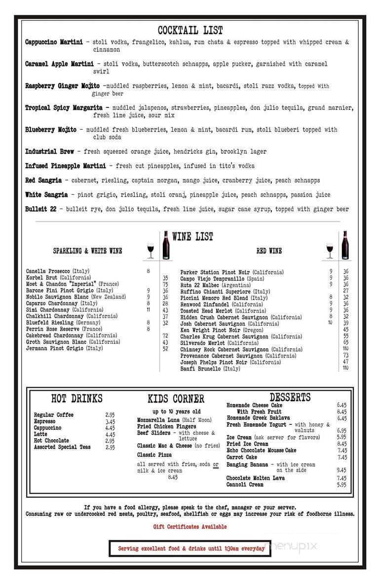 Menu page 2