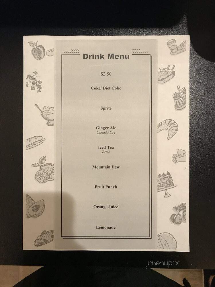 Menu page 1