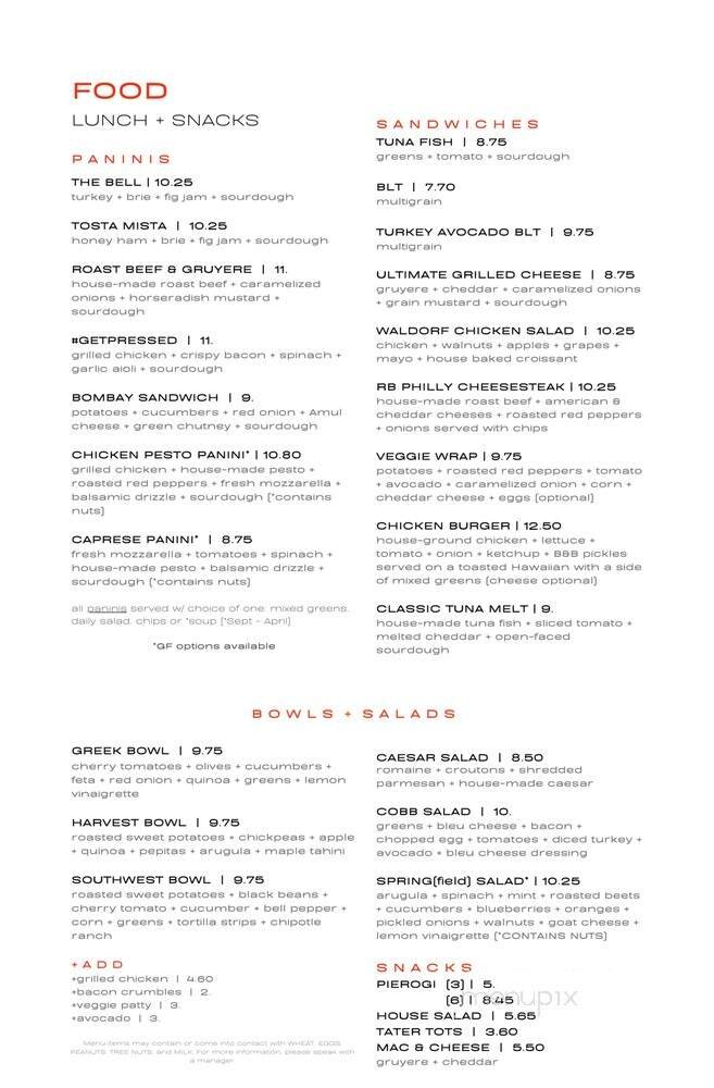 Menu page 2