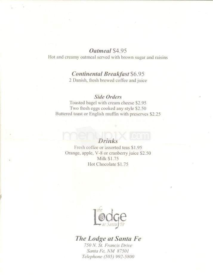 Menu page 1