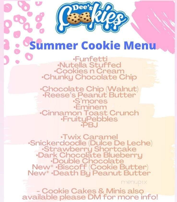 Menu page 2