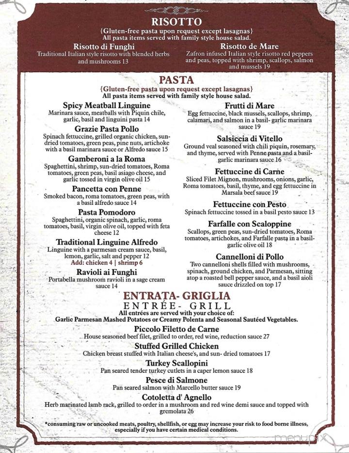 Menu page 1